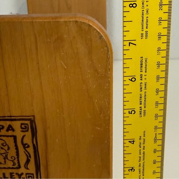 Vintage Napa Valley Box Co Wooden Adjustable Rack Tabletop Bookshelf - Picture 8 of 8